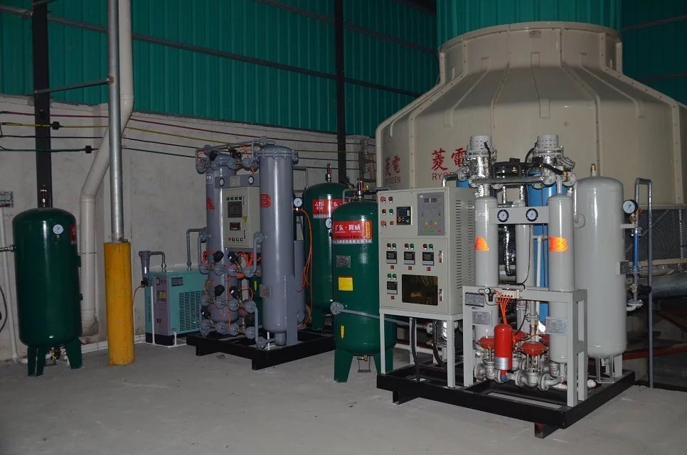 某電子材(cái)料企業300立方，純度(du)99.999%制氮機使用現場(chǎng)