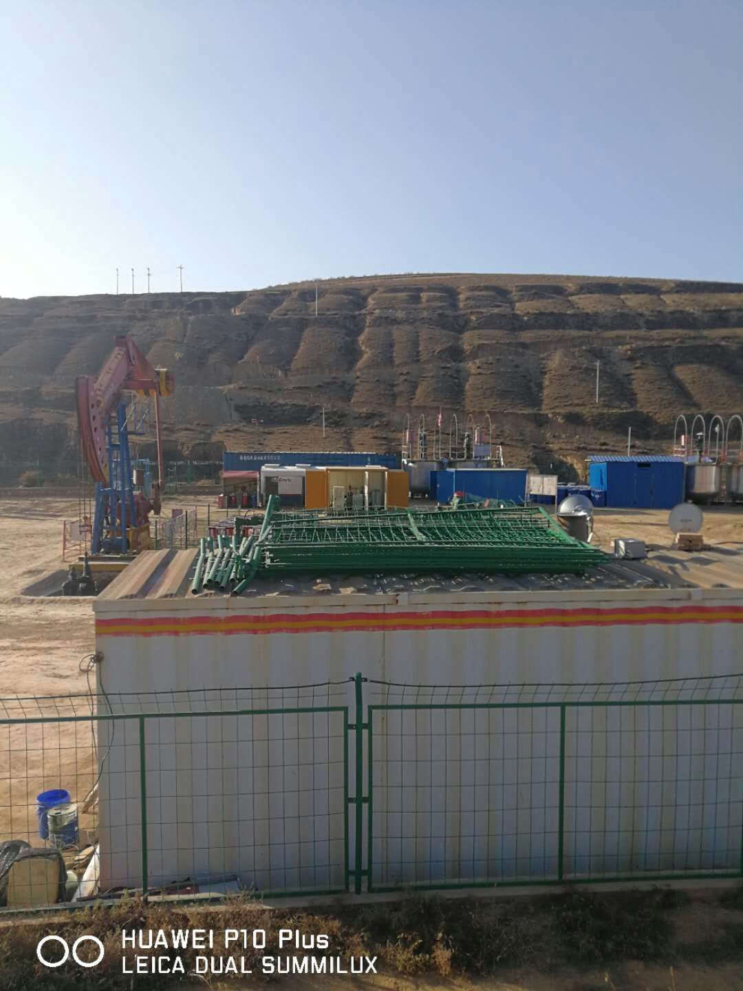 中石油客戶(hu)制氮機使用(yòng)現場